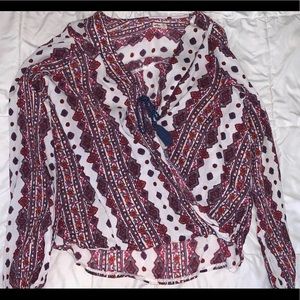 Hollister Long Sleeve w/ Tassels